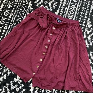 Maroon ModCloth Skirt
